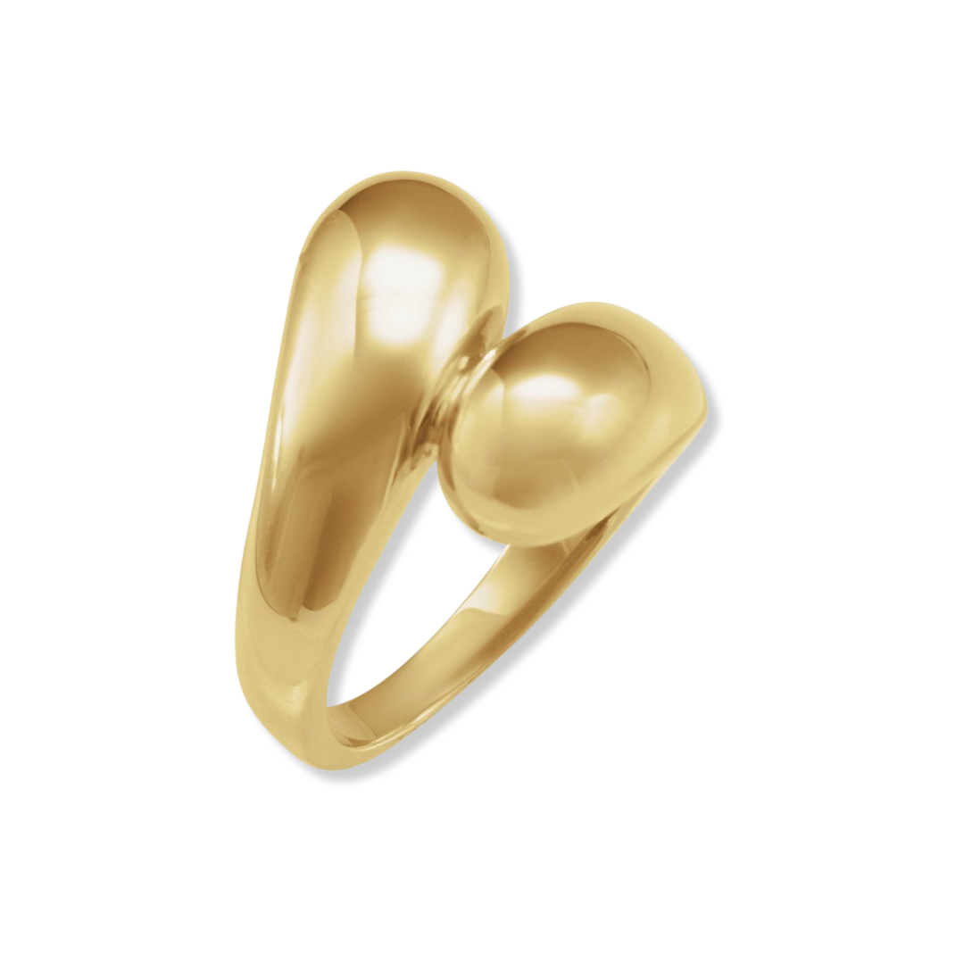 Cloud Ring - 14KT Yellow Gold Ring