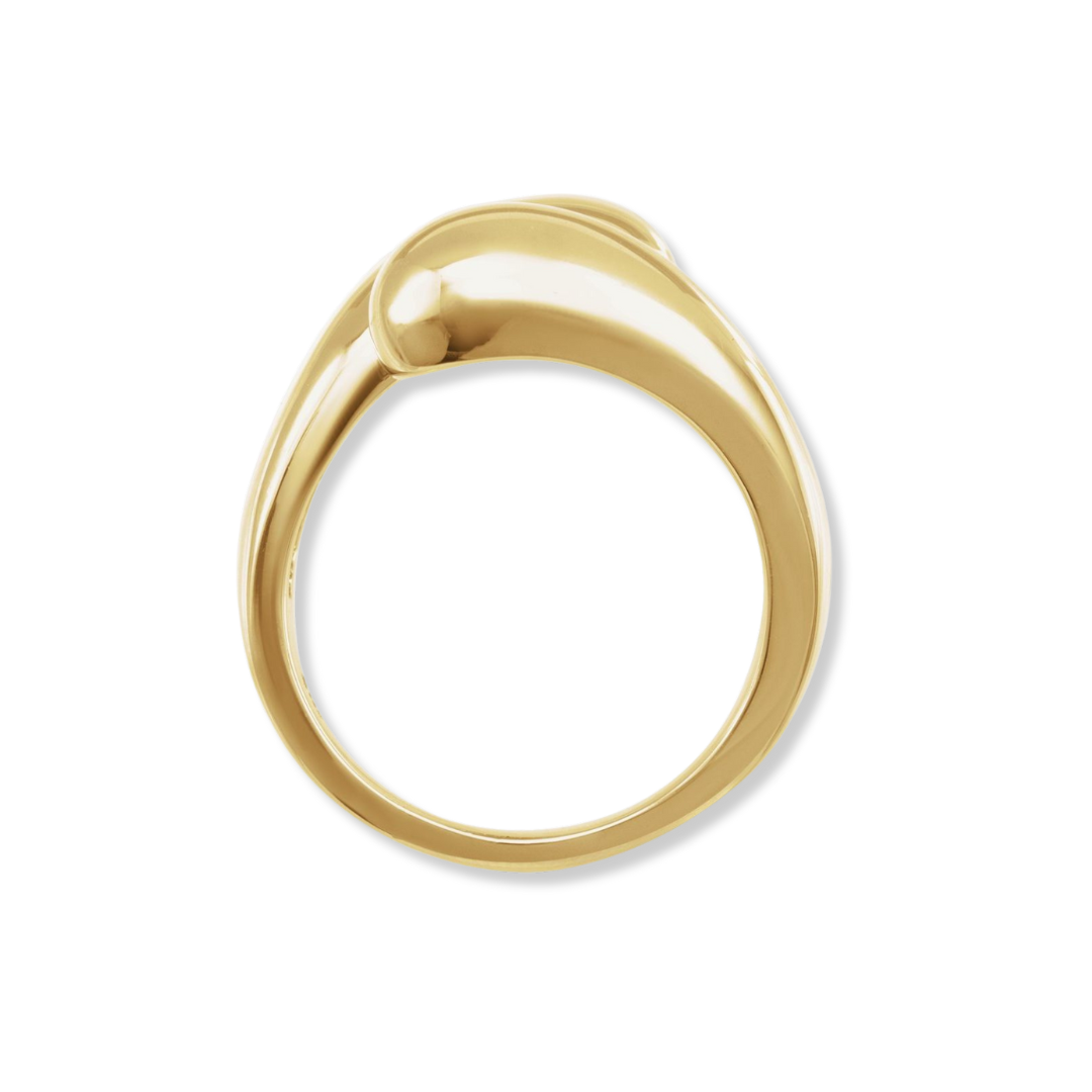 Cloud Ring - 14KT Yellow Gold Ring