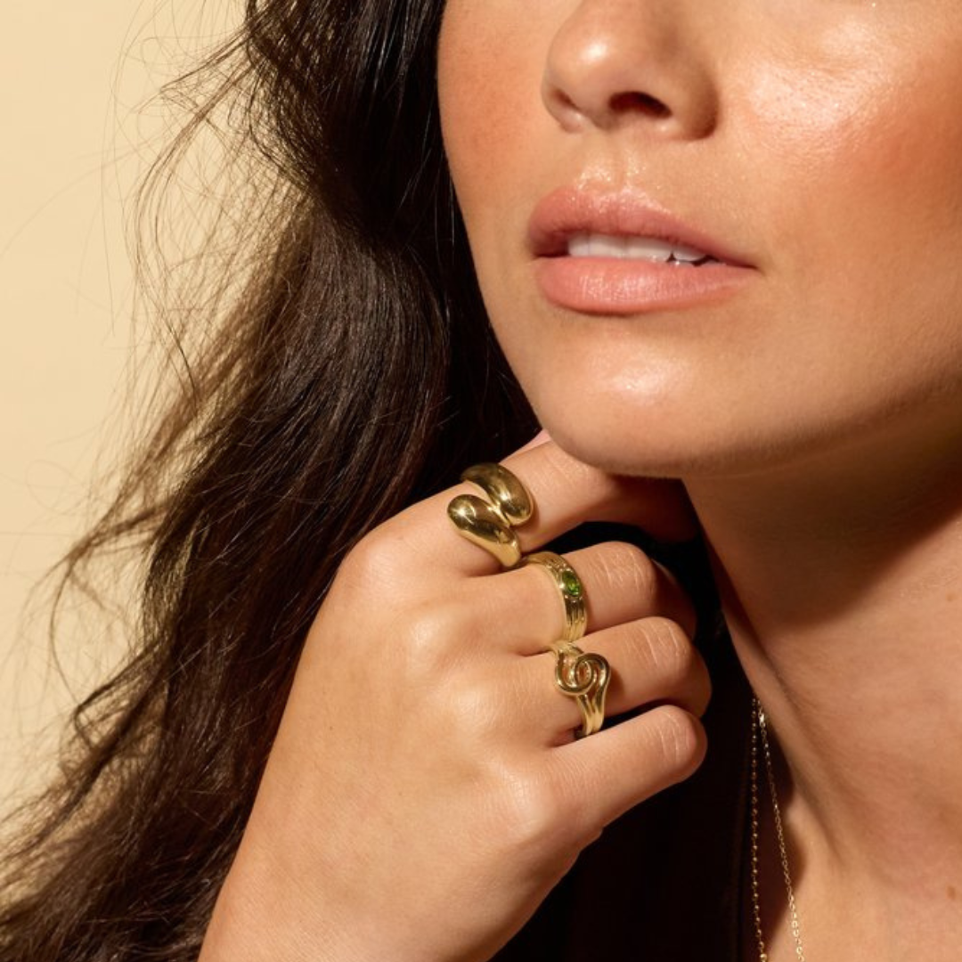 Cloud Ring - 14KT Yellow Gold Ring
